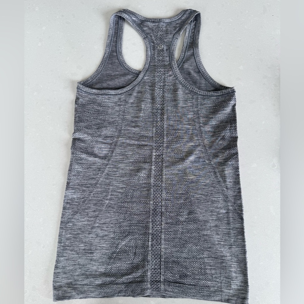 Lululemon Grey Racerback Tank Top - Picture 2 of 4